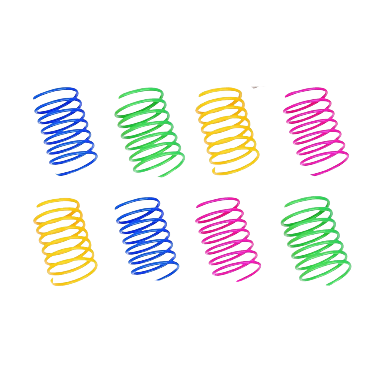 Ressorts en plastique souple pour chat – Lot de 5