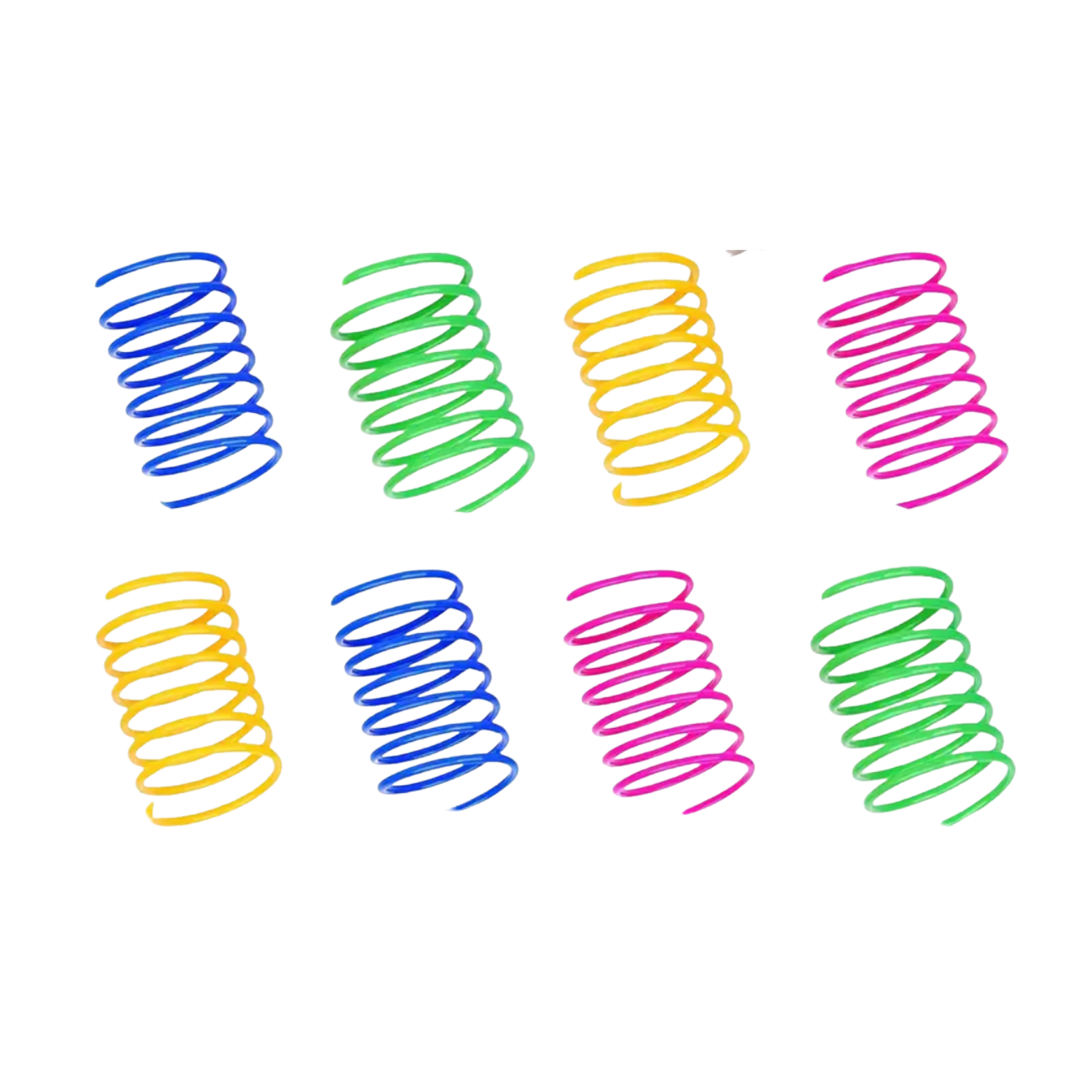 Ressorts en plastique souple pour chat – Lot de 5