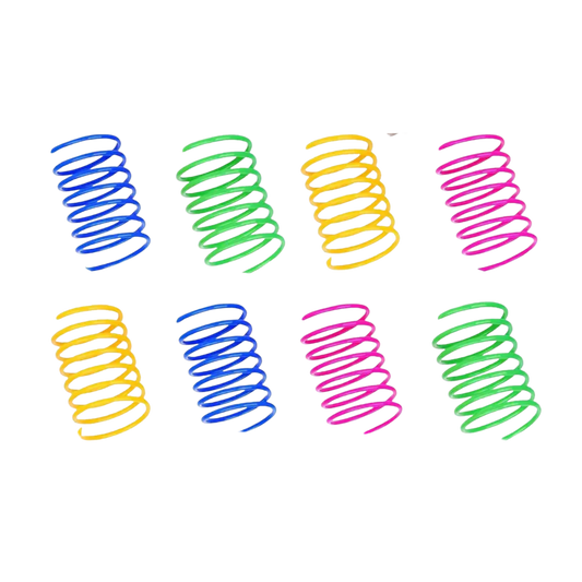 Ressorts en plastique souple pour chat – Lot de 5